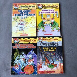 Set of 4 ~ Geronimo Stilton Novels